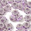 Sparkling Acrylic Rhinestone Round Beads OACR-NH0002-01B-07-2