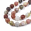 Natural Plum Blossom Jasper Beads Strands G-N326-100-04-3