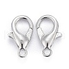 Platinum Plated Zinc Alloy Lobster Claw Clasps X-E103-P-NF-3