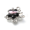Alloy Acrylic Pendants PALLOY-R157-02P-02-2