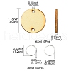 50Pcs Undyed Unfinished Wood Connector Charms WOOD-FS0001-11-6