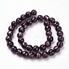 Handmade Silver Foil Lampwork Beads Strands FOIL-L016-A07-2