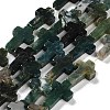 Natural Moss Agate Beads Strands G-I337-A05-01-2