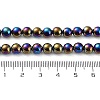 Electroplated Dyed & Heated Natural Black Agate Beads Strands G-Z038-B05-01FR-5