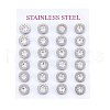 304 Stainless Steel Stud Earrings EJEW-H362-10P-A-3