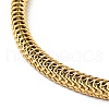 304 Stainless Steel Scales Layered Chains Bracelet for Men Women BJEW-P277-01-4