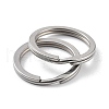 Non-Tarnish 304 Stainless Steel Split Key Rings STAS-Q314-01D-P-2