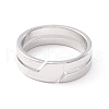 Non-Tarnish 304 Stainless Steel Finger Ring RJEW-Z013-01P-3