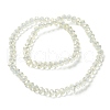 Electroplate Transparent Glass Beads Strands EGLA-A034-T3mm-T16-3
