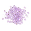 Frosted Silver Lined Glass Seed Beads GLAA-Q096-02A-1