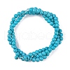 Synthetic Turquoise Beads Strands TURQ-G106-4mm-02F-3