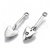 Tibetan Style Alloy Pendants TIBEP-N009-010-RS-2