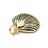 Brass Enamel Charms KK-G416-60G-01-3