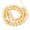 Electroplate Glass Beads Strands EGLA-T021-8mm-15-13-2