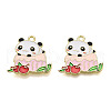 Alloy Enamel Pendants PALLOY-F286-20A-G-2