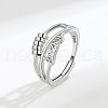 S925 Sterling Silver Adjustable Rings FS-WGA83BD-01-1