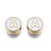 Alloy Enamel Beads ENAM-N052-006-01A-RS-2