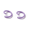 Spray Painted Iron Open Jump Rings IFIN-D088-01A-2