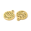 Ion Plating(IP) 304 Stainless Steel Charms STAS-J042-13G-2