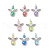 Transparent Acrylic Pendants PALLOY-JF03574-2