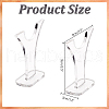 Acrylic Sword Katana Holder Stands ODIS-WH0030-120-3