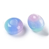 Triple Color Resin European Beads RESI-F055-06A-2