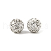 Polymer Clay Rhinestone Beads X-RB-C1438-12mm-A01-3