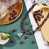 Beebeecraft 2 Strands Natural Polychrome Jasper/Picasso Stone/Picasso Jasper Bead Strands G-BBC0001-03B-5