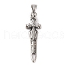 316 Surgical Stainless Steel Big Pendants STAS-Z073-16AS-1