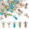 Glass Pendants PALLOY-HY00019-1