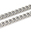 Tarnish Resistant 201 Stainless Steel Cuban Link Chains CHS-L001-51-2.2mm-1