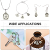 100Pcs 10 Styles Tibetan Style Zinc Alloy Charms TIBEP-CJ0003-08-7