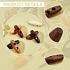  70pcs 7 colors Natural Wood Buttons FIND-NB0005-03B-5