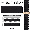 15 Yards Cotton Embroidery Hollow Flower Lace Trim OCOR-WH0003-047C-2