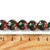 Handmade Gold Sand Lampwork Beads Strands LAMP-A003-03C-4