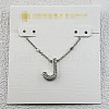Brass Initial Pendant Necklaces for Women FS-WG8E27F-36-1