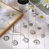 SUNNYCLUE 50Pcs 5 Style Tibetan Style Alloy Pendants FIND-SC0005-14-4