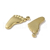 304 Stainless Steel Pendants STAS-H185-07G-2