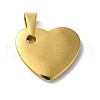 PVD Vacuum Plating 304 Stainless Steel Pendants STAS-B069-06G-1