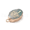 Natural Green Aventurine Pendants X-G-K333-01B-4