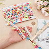 Fingerinspire 12.5 Yards Polyester Tassel Lace Ribbon OCOR-FG0002-50-3