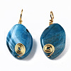 Natural Crackle Agate Pendants G-S359-267-2