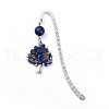 Tibetan Style Alloy Bookmarks AJEW-JK00158-02-1