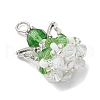 Glass Pendants PALLOY-MZ00665-04-3