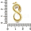 Brass Micro Pave Cubic Zirconia Pendants KK-I724-A08-3