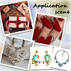 SUNNYCLUE 15 Styles Transparent Acrylic Rhinestone Cabochons MACR-SC0001-39-5