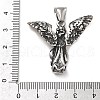 304 Stainless Steel Pendants STAS-V008-12AS-3