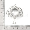 304 Stainless Stee Locket Pendants STAS-S132-01P-3
