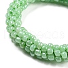 Crochet Glass Beads Braided Stretch Bracelet BJEW-K232-01H-2