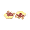 Alloy Enamel Pendants ENAM-D046-47G-2